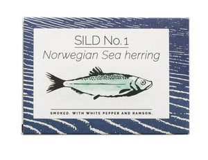 Hareng fumé de Norvège au poivre blanc et ail sauvage - Fangst - enboite.ch