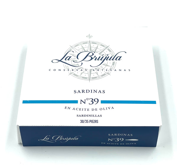 Petites sardines à l'huile d'olive - La Brújula - enboite.ch