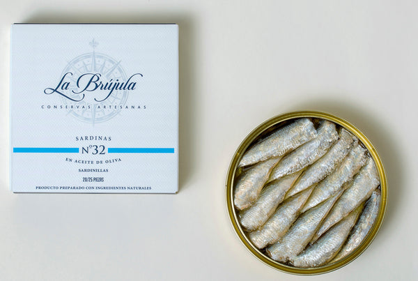 Petites sardines à l'huile d'olive - La Brújula - enboite.ch