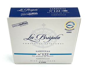 Petites sardines "do Xeito" à l'huile d'olive - La Brújula - enboite.ch