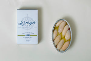 Petits calamars à l'huile d'olive - La Brújula - enboite.ch