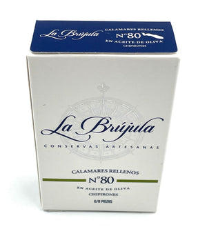 Petits calamars à l'huile d'olive - La Brújula - enboite.ch