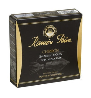 Petits chipirons à l'huile d'olive - Ramón Peña - enboite.ch