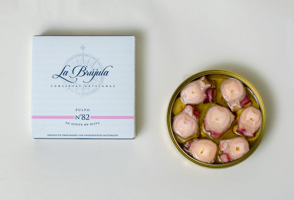 Poulpe à l'huile d'olive - La Brújula - enboite.ch