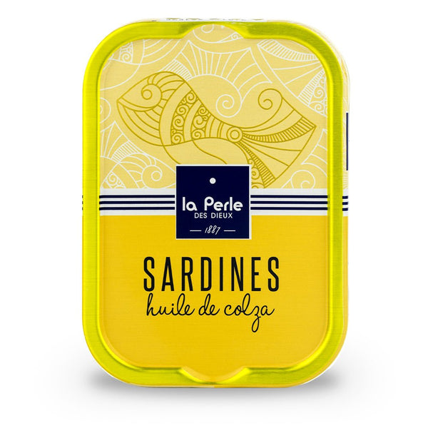 Sardines à l'huile de colza - La Perle des dieux - enboite.ch