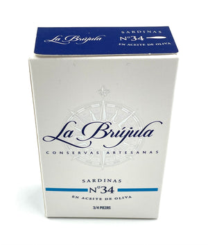 Sardines à l'huile d'olive - La Brújula - enboite.ch