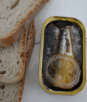Sardines à l'huile d'olive avec citron - Saboreal - enboite.ch