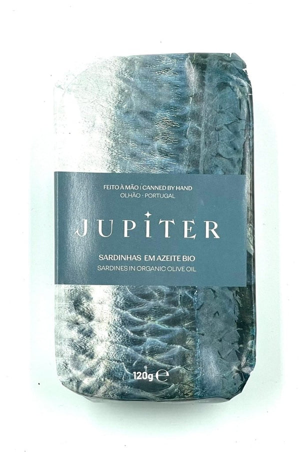 Sardines à l'huile d'olive bio - Jupiter - enboite.ch