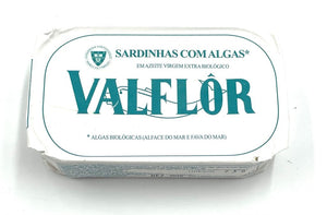 Sardines à l'huile d'olive bio et algues - Valflôr - enboite.ch