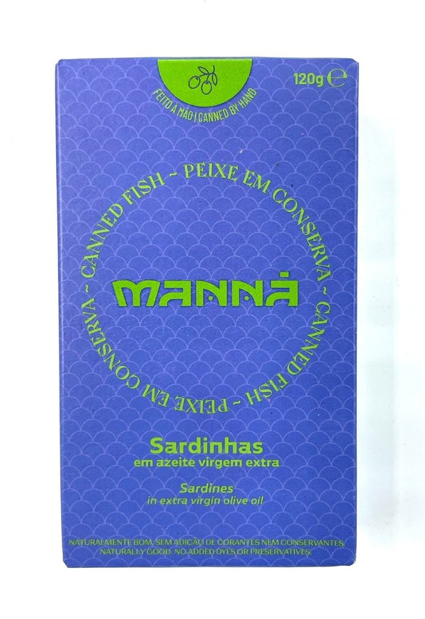 Sardines à l'huile d'olive extra vierge - Manná - enboite.ch