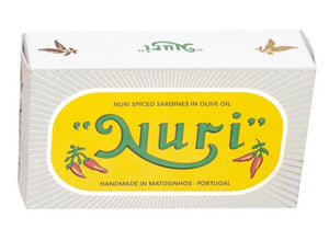 Sardines à l’huile d’olive, réserve spéciale millésime 2018 - Nuri - enboite.ch