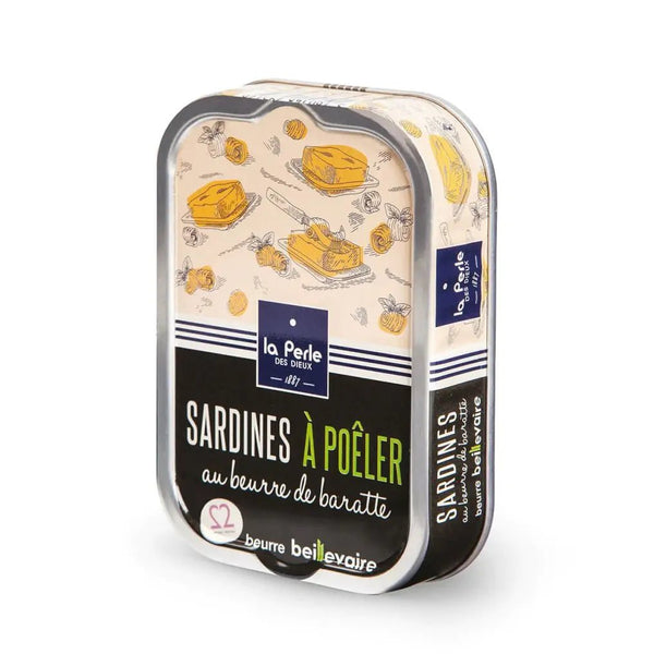 Sardines à poêler au beurre de baratte - La Perle des dieux - enboite.ch