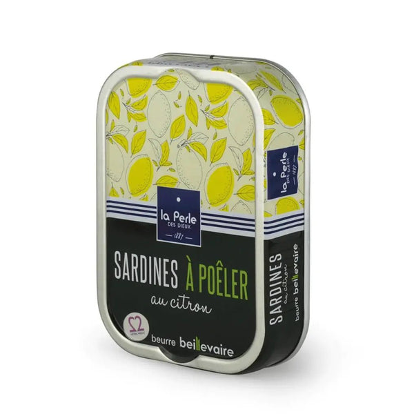 Sardines à poêler au beurre de baratte et citron - La Perle des dieux - enboite.ch