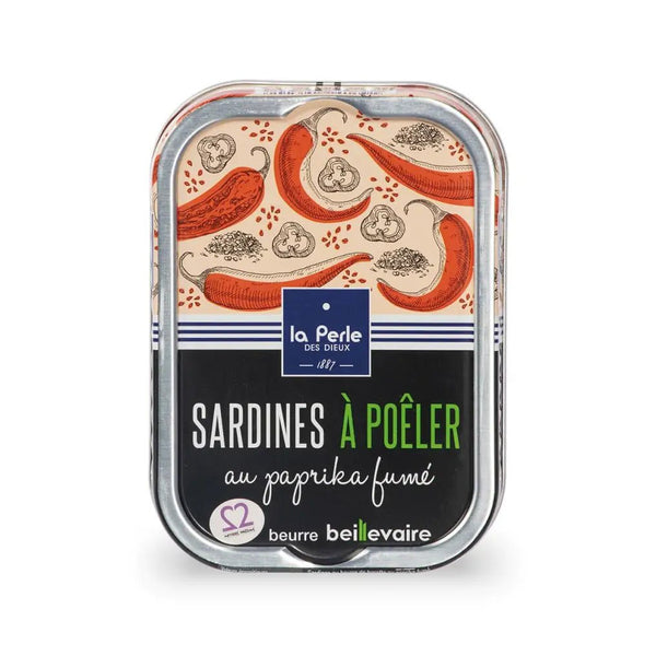 Sardines à poêler au beurre de baratte et paprika fumé - La Perle des dieux - enboite.ch