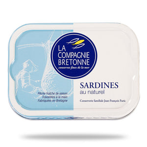 Sardines au naturel - La Compagnie Bretonne - enboite.ch