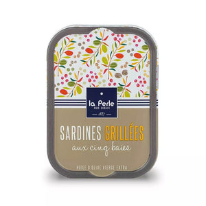 Sardines grillées aux cinq baies - La Perle des dieux - enboite.ch