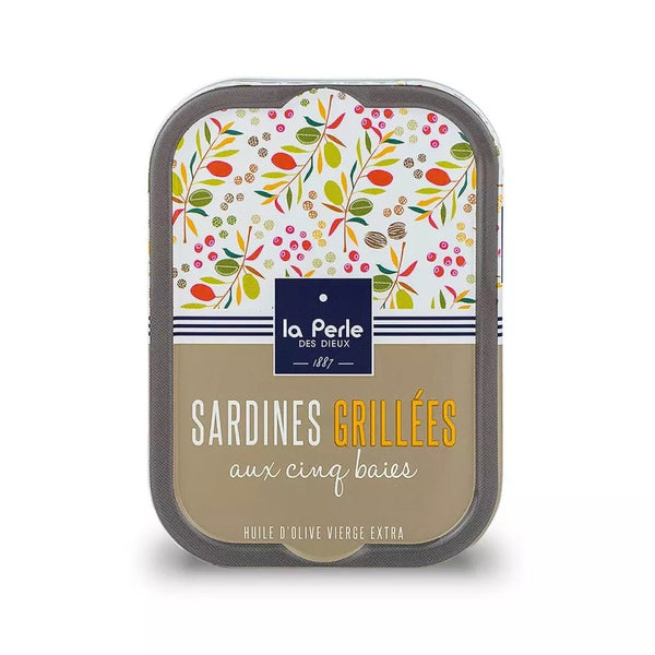 Sardines grillées aux cinq baies - La Perle des dieux - enboite.ch