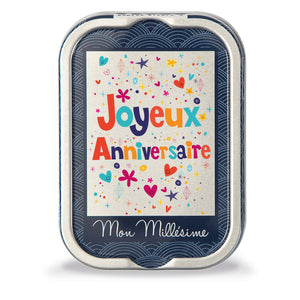 Sardines "Joyeux anniversaire" - La Perle des dieux - enboite.ch
