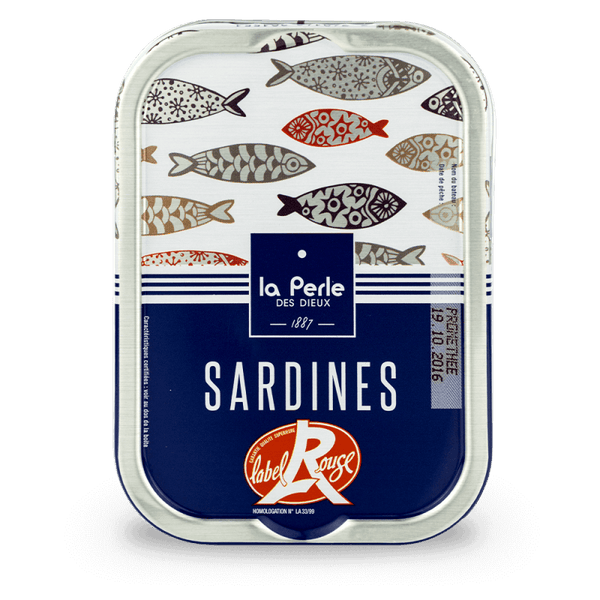 Sardines Label Rouge à l'huile d'olive - La Perle des dieux - enboite.ch
