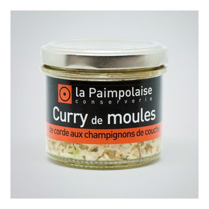 Tartinable de curry de moules et champignons de couche - La Paimpolaise - enboite.ch