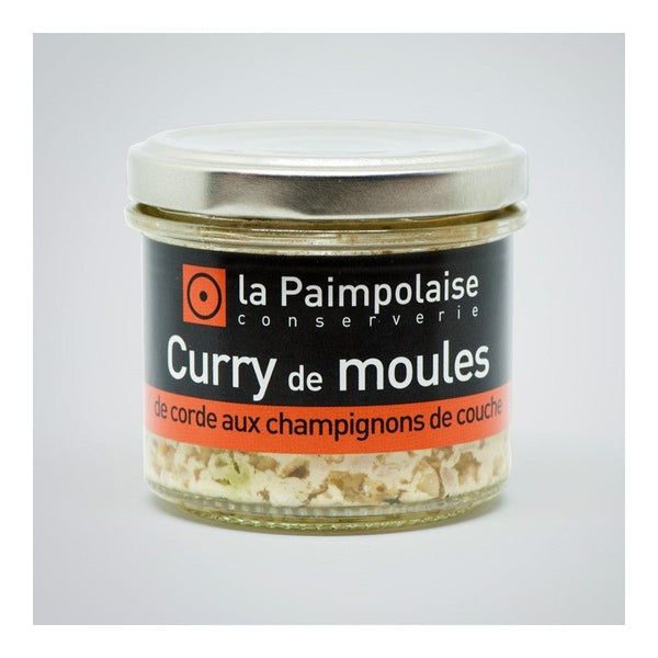 Tartinable de curry de moules et champignons de couche - La Paimpolaise - enboite.ch
