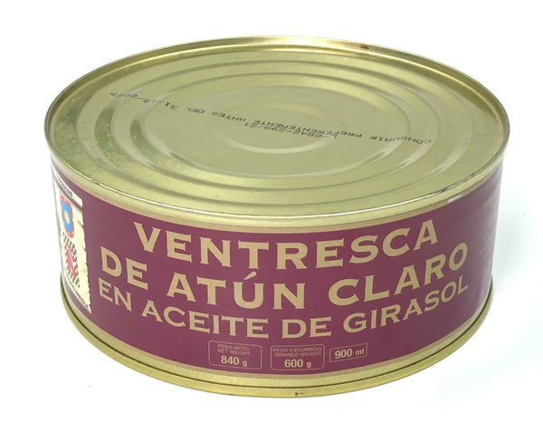 Ventrèche de thon albacore à l'huile d'olive - Solano-Arriola - enboite.ch